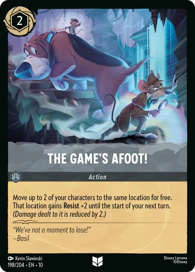 The Game's Afoot! #198 Whispers in the Well Disney Lorcana card