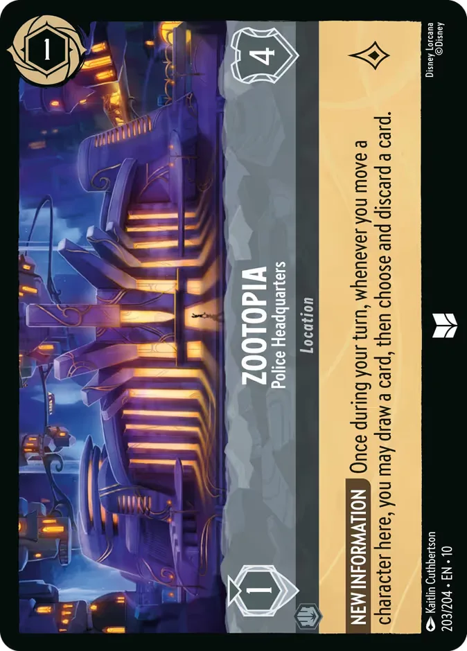 Zootopia #203 Whispers in the Well Disney Lorcana card