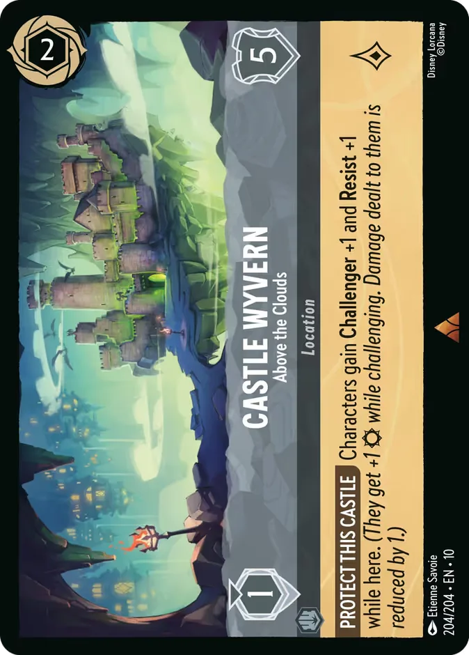 Castle Wyvern #204 Whispers in the Well Disney Lorcana card