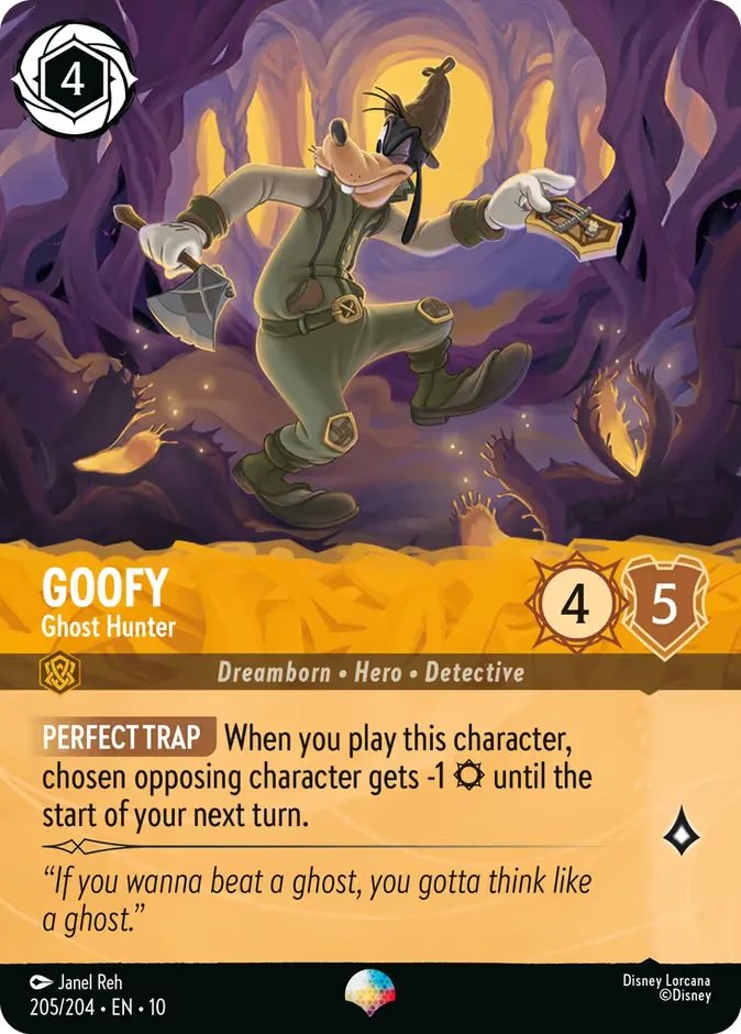 Goofy #205 Whispers in the Well Disney Lorcana card