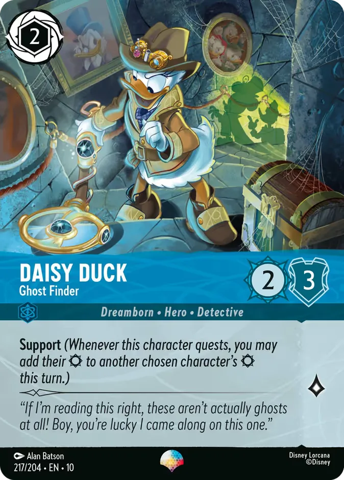 Daisy Duck #217 Whispers in the Well Disney Lorcana card