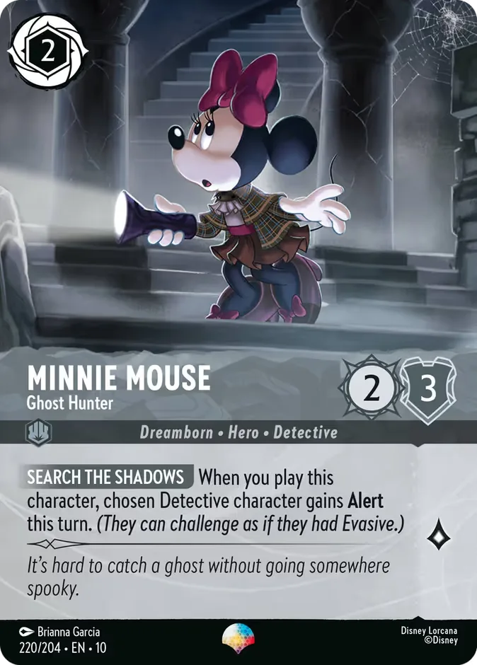 Minnie Mouse #220 Whispers in the Well Disney Lorcana card