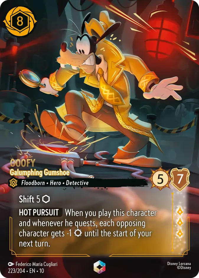 Goofy #223 Whispers in the Well Disney Lorcana card