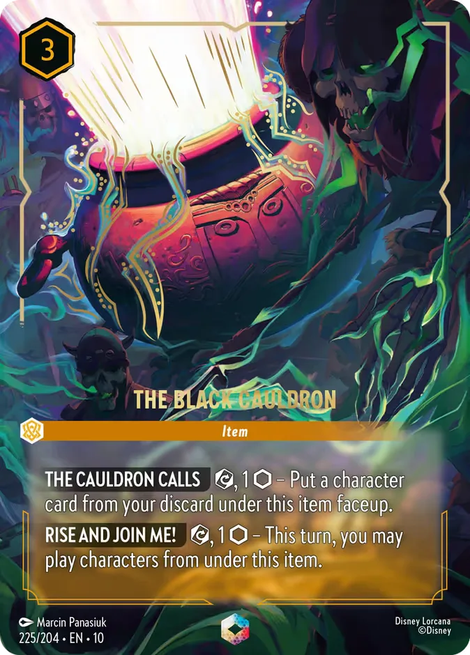 The Black Cauldron #225 Whispers in the Well Disney Lorcana card