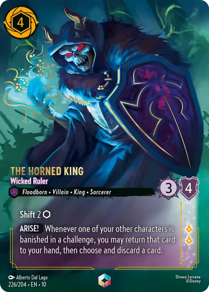 The Horned King #226 Whispers in the Well Disney Lorcana card