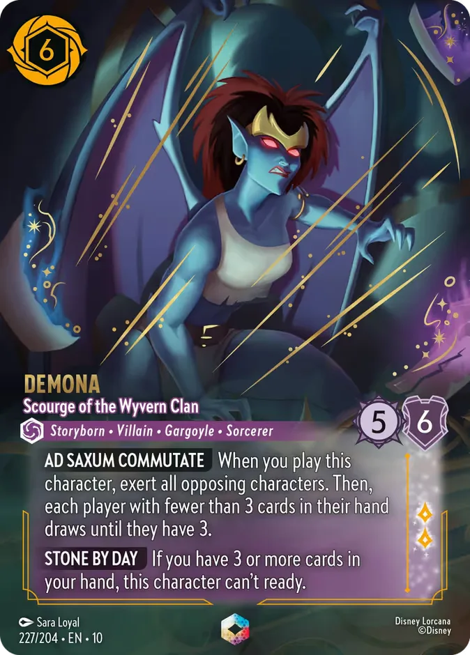 Demona #227 Whispers in the Well Disney Lorcana card