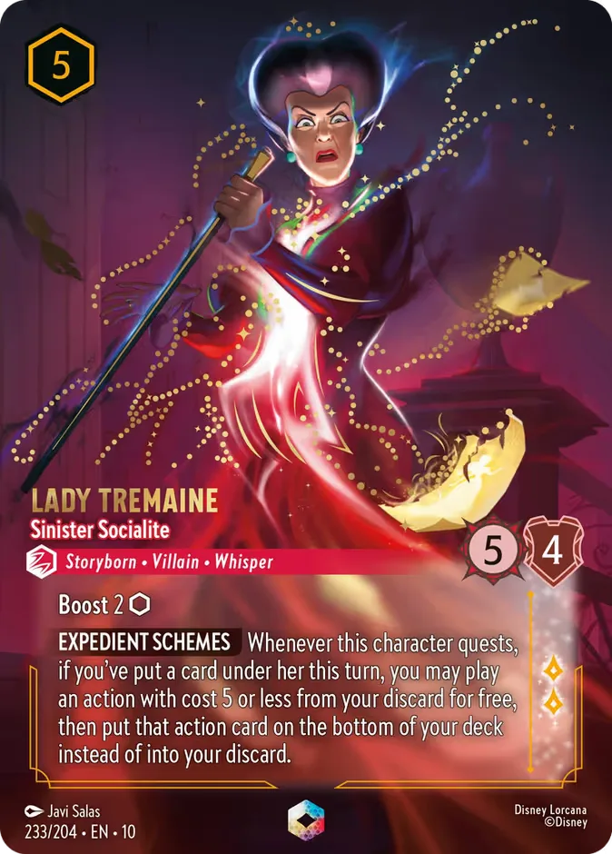 Lady Tremaine #233 Whispers in the Well Disney Lorcana card