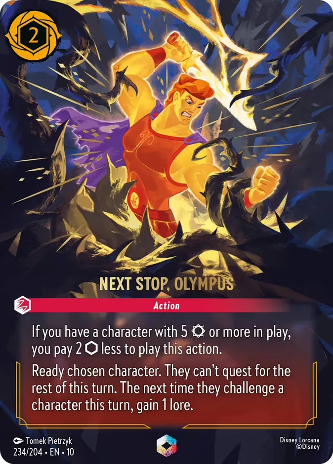 Next Stop, Olympus #234 Whispers in the Well Disney Lorcana card