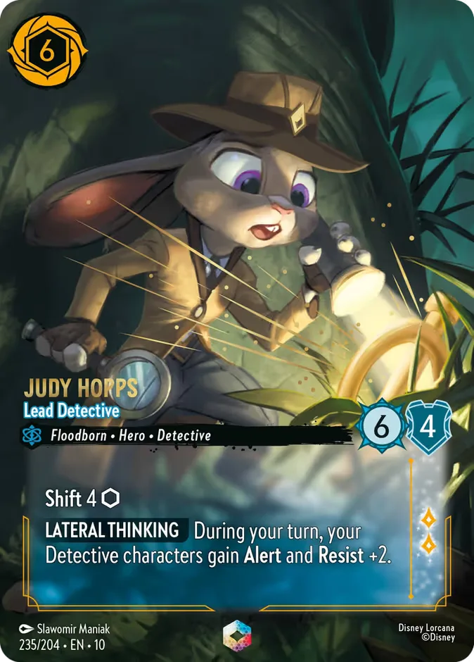 Judy Hopps #235 Whispers in the Well Disney Lorcana card
