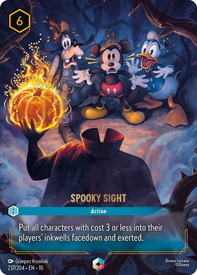 Spooky Sight #237 Whispers in the Well Disney Lorcana card