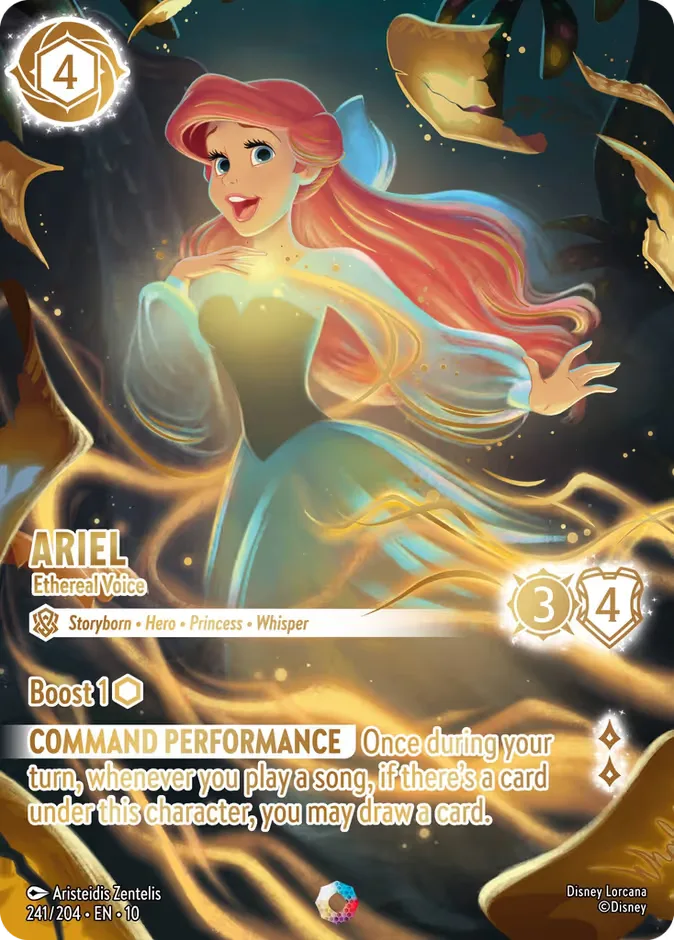 Ariel #241 Whispers in the Well Disney Lorcana card