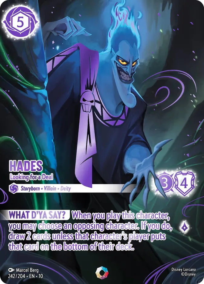 Hades #242 Whispers in the Well Disney Lorcana card