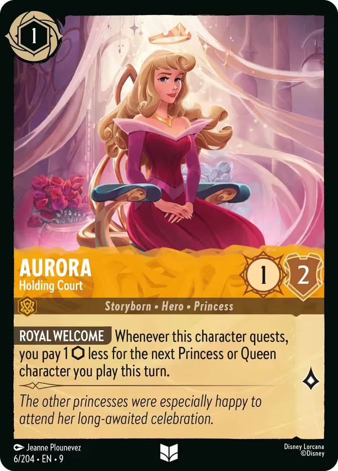 Aurora #6 Fabled Disney Lorcana card