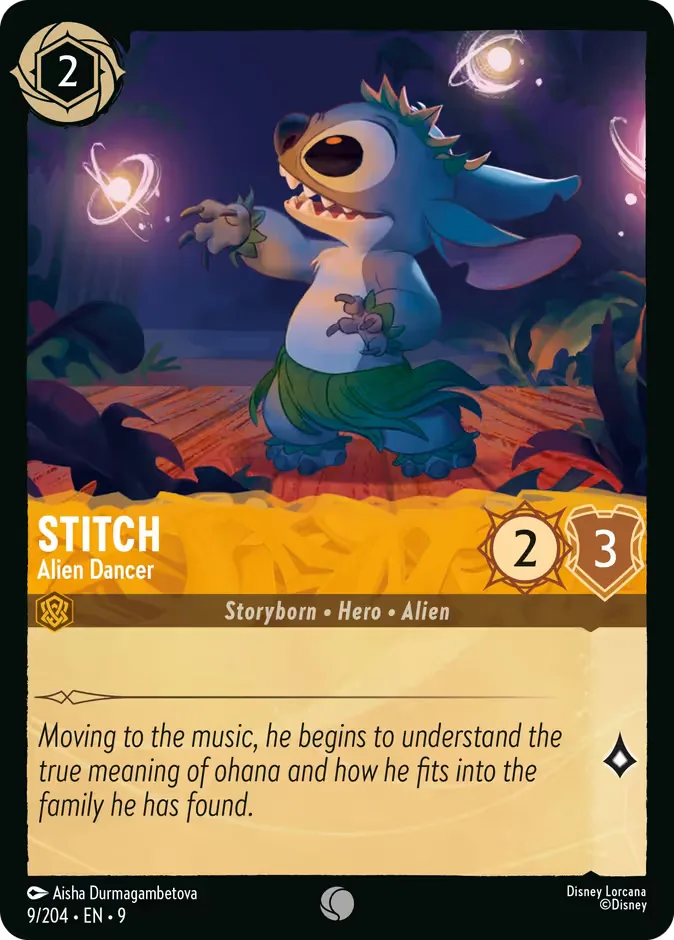 Stitch #9 Fabled Disney Lorcana card