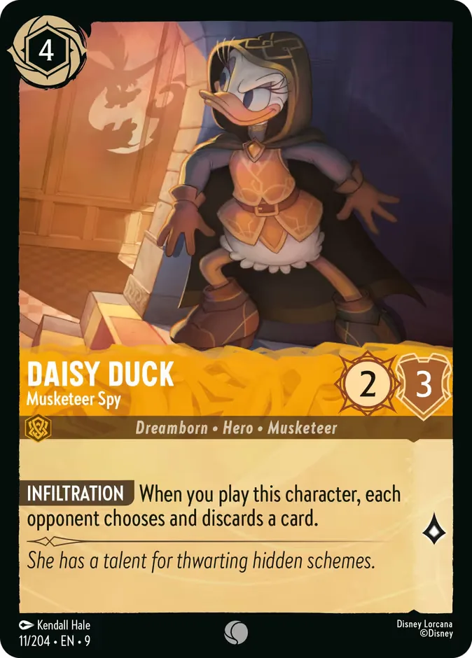 Daisy Duck #11 Fabled Disney Lorcana card