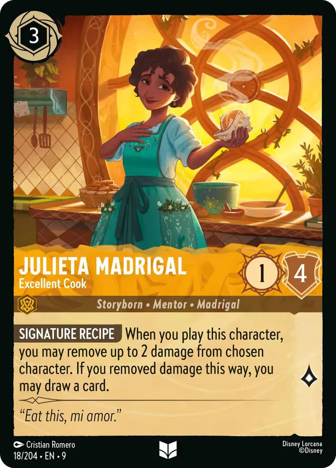 Julieta Madrigal #18 Fabled Disney Lorcana card