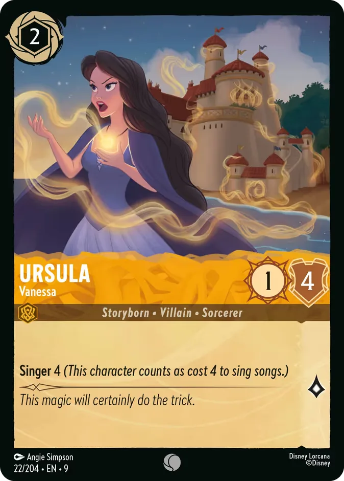 Ursula #22 Fabled Disney Lorcana card