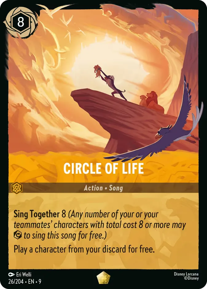 Circle of Life #26 Fabled Disney Lorcana card