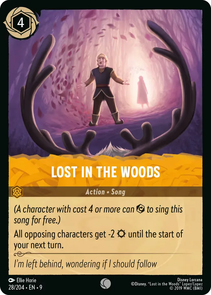 Lost in the Woods #28 Fabled Disney Lorcana card