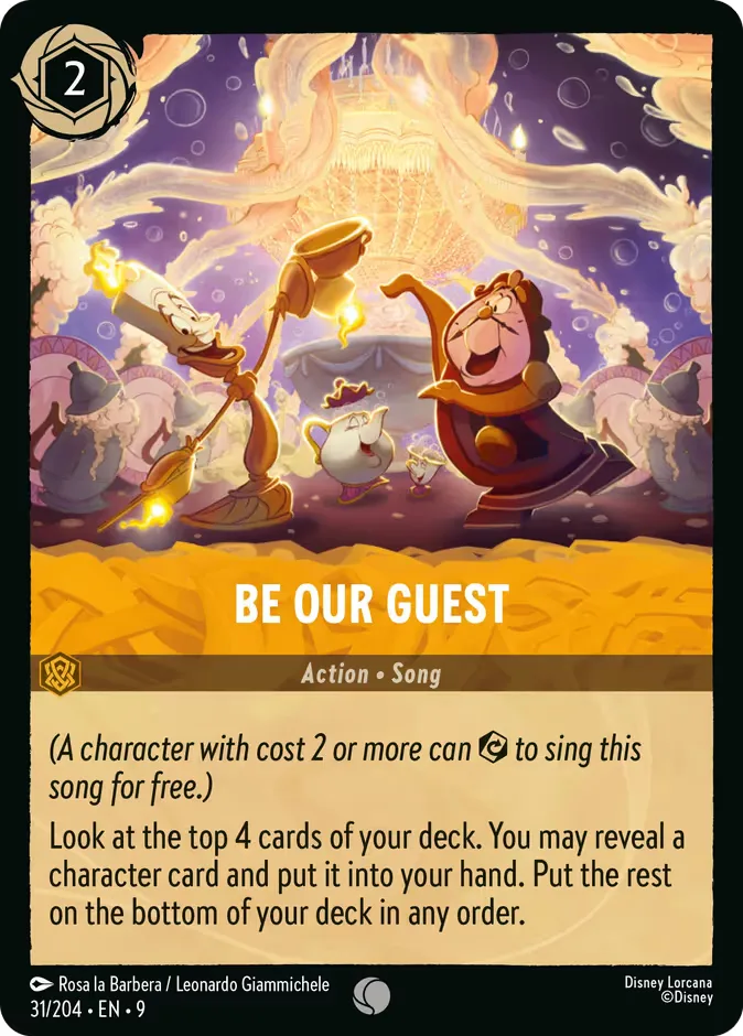 Be Our Guest #31 Fabled Disney Lorcana card