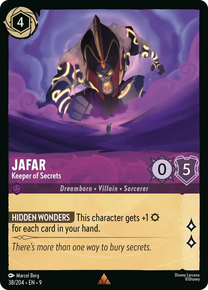 Jafar #38 Fabled Disney Lorcana card