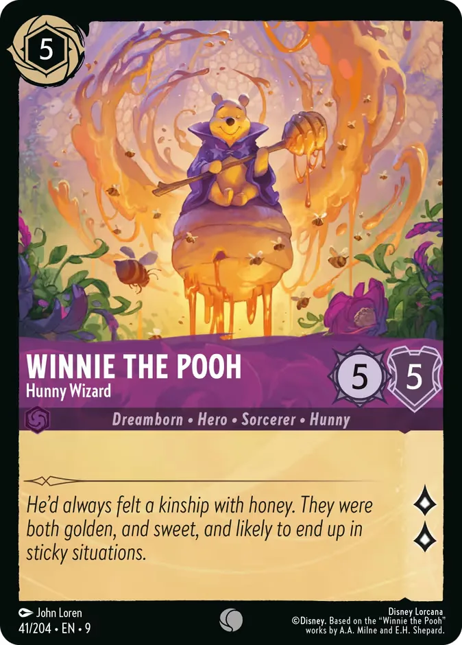 Winnie the Pooh #41 Fabled Disney Lorcana card