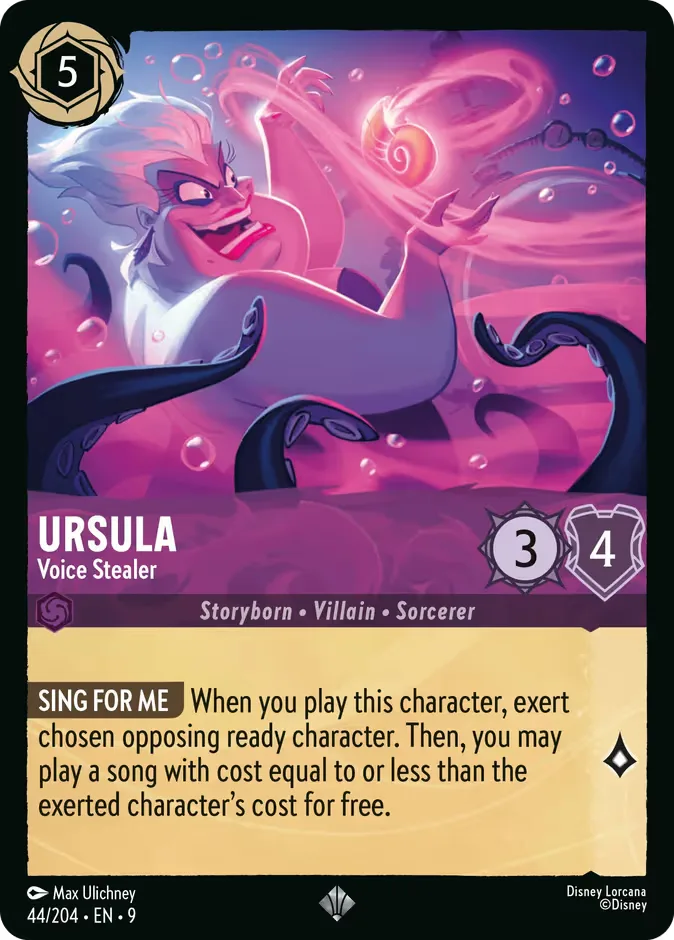 Ursula #44 Fabled Disney Lorcana card