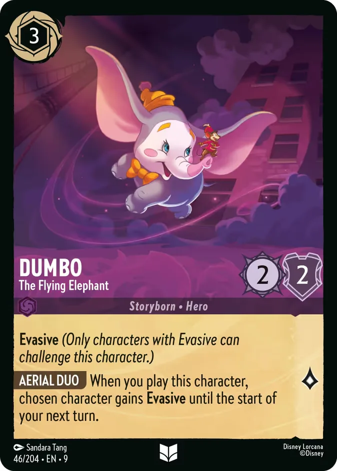 Dumbo #46 Fabled Disney Lorcana card