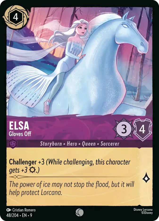 Elsa #48 Fabled Disney Lorcana card