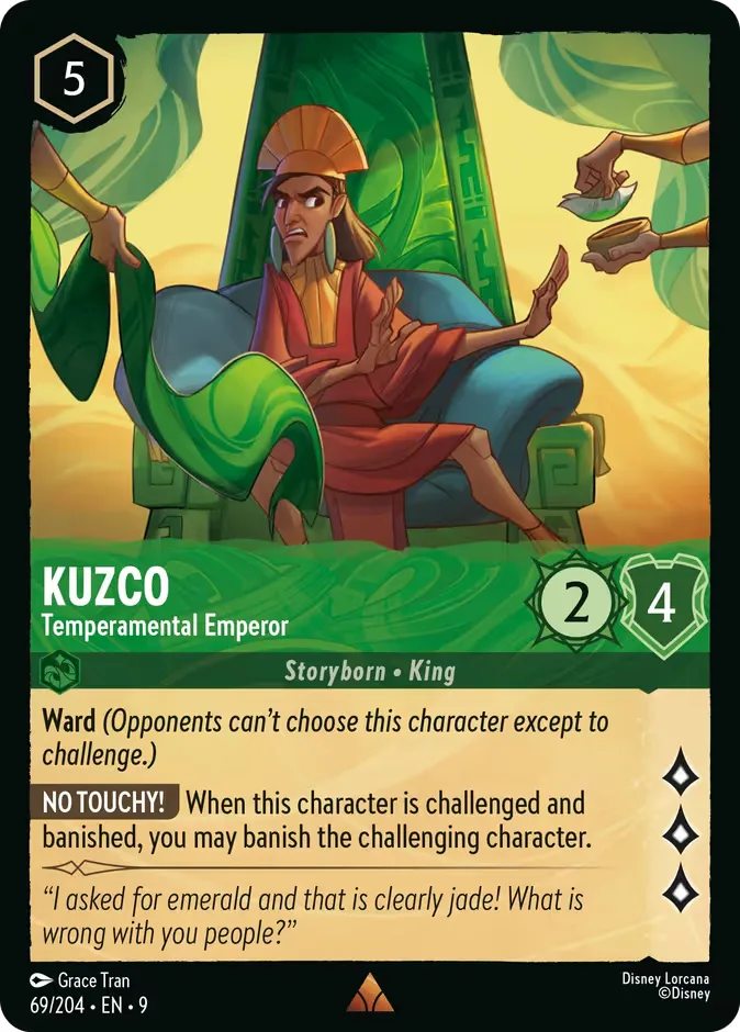 Kuzco #69 Fabled Disney Lorcana card