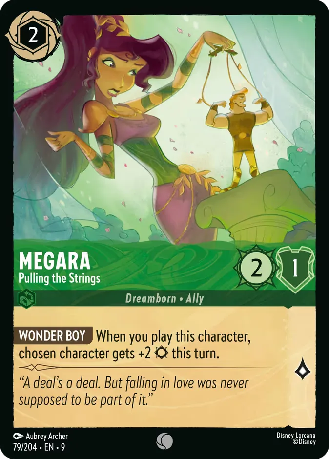 Megara #79 Fabled Disney Lorcana card