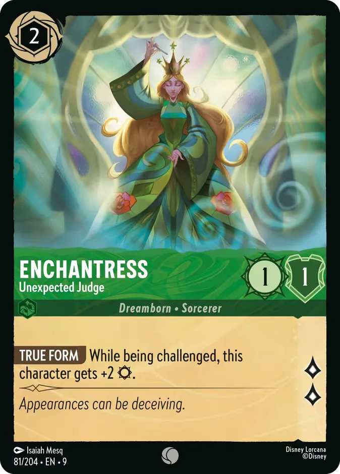 Enchantress #81 Fabled Disney Lorcana card