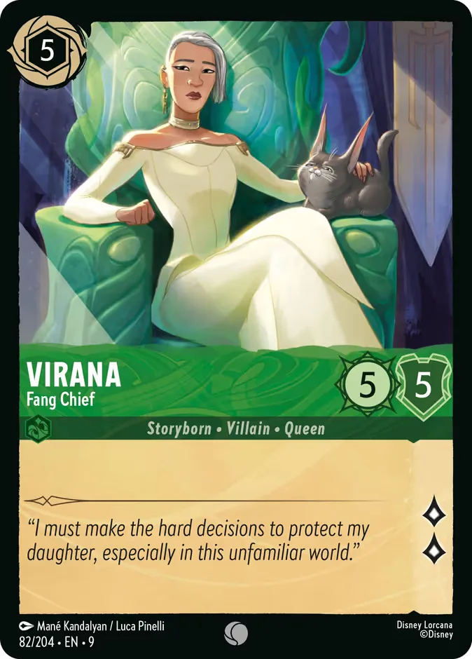 Virana #82 Fabled Disney Lorcana card