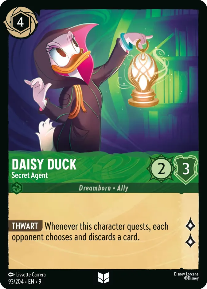 Daisy Duck #93 Fabled Disney Lorcana card