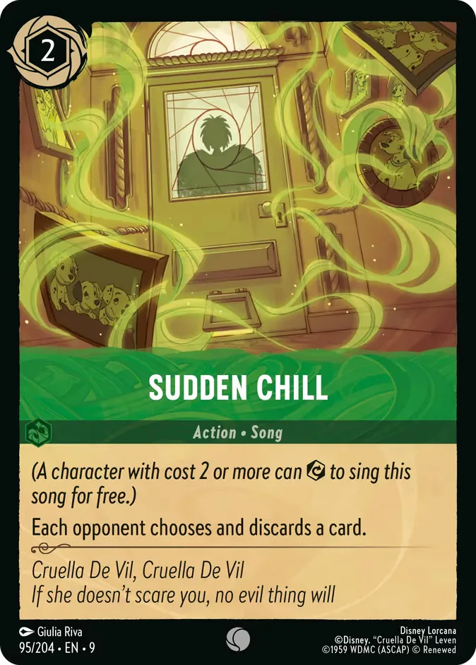 Sudden Chill #95 Fabled Disney Lorcana card