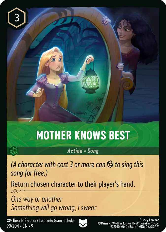 Mother Knows Best #99 Fabled Disney Lorcana card
