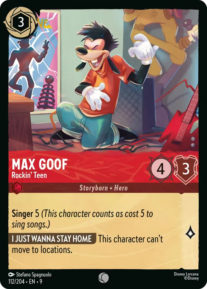 Max Goof #112 Fabled Disney Lorcana card