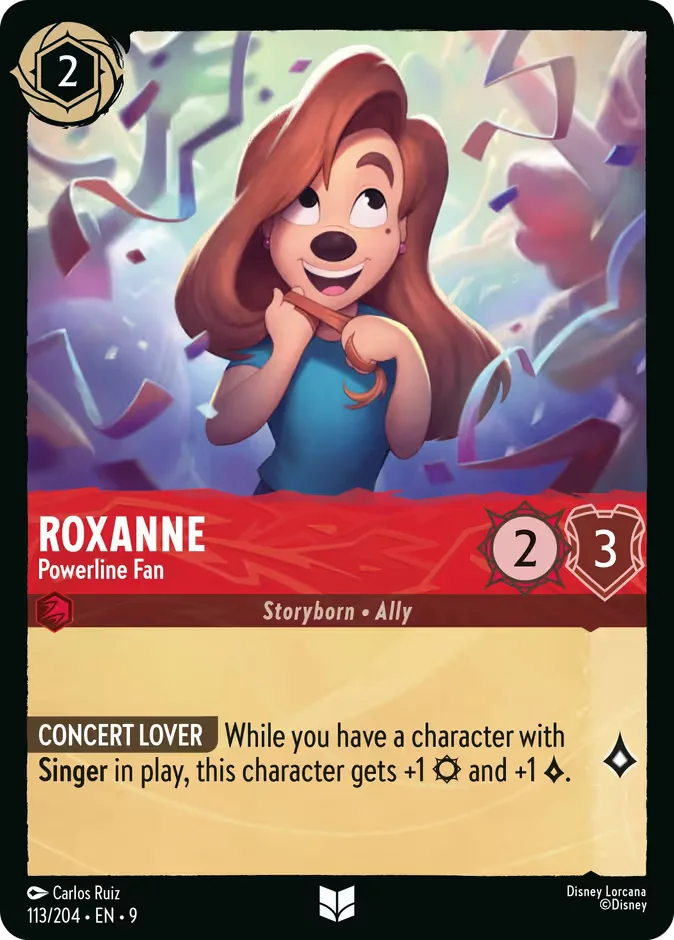 Roxanne #113 Fabled Disney Lorcana card