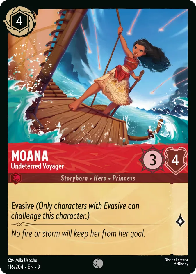 Moana #116 Fabled Disney Lorcana card