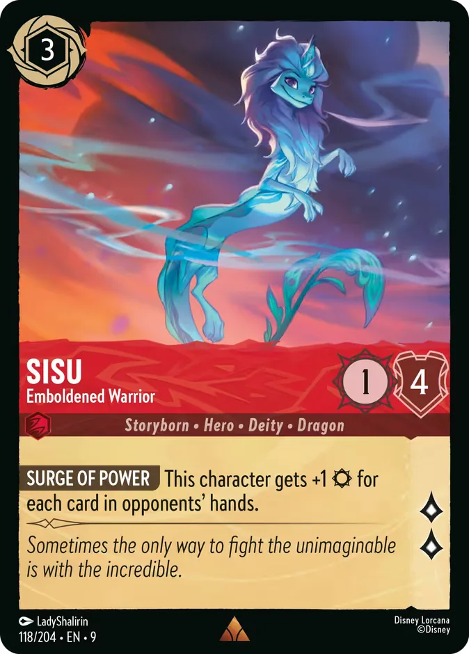 Sisu #118 Fabled Disney Lorcana card
