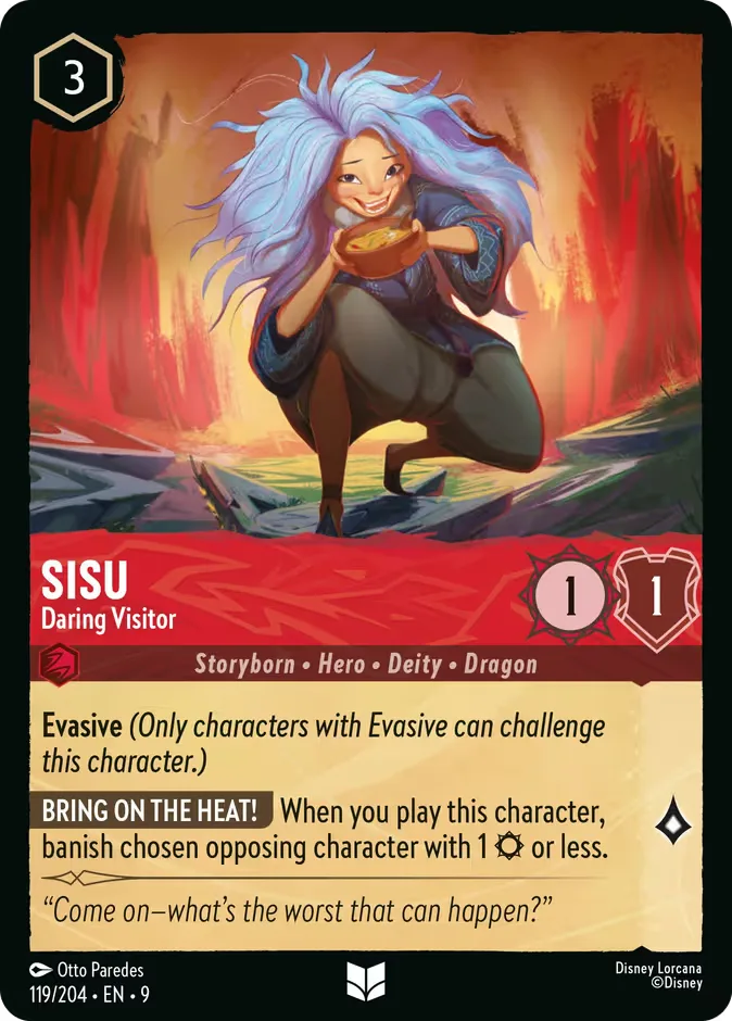 Sisu #119 Fabled Disney Lorcana card