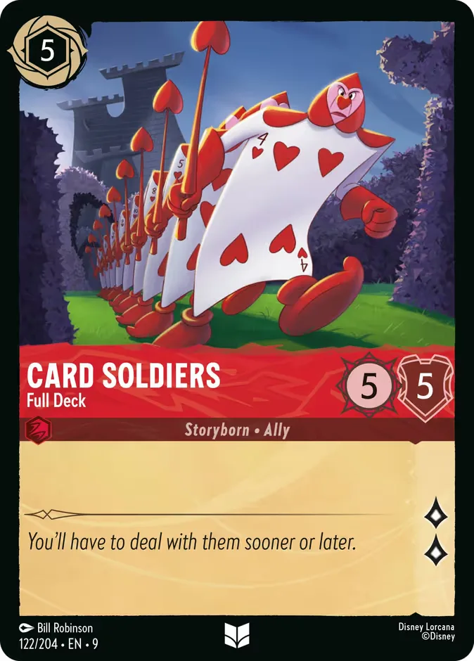 Card Soldiers #122 Fabled Disney Lorcana card