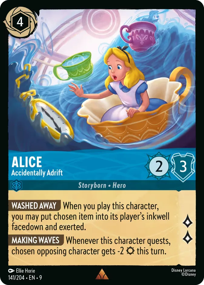 Alice #141 Fabled Disney Lorcana card