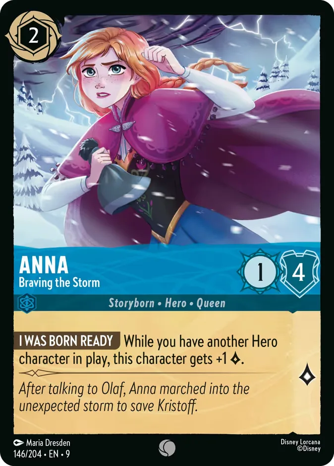 Anna #146 Fabled Disney Lorcana card