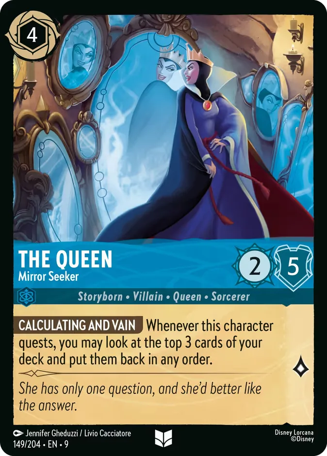 The Queen #149 Fabled Disney Lorcana card