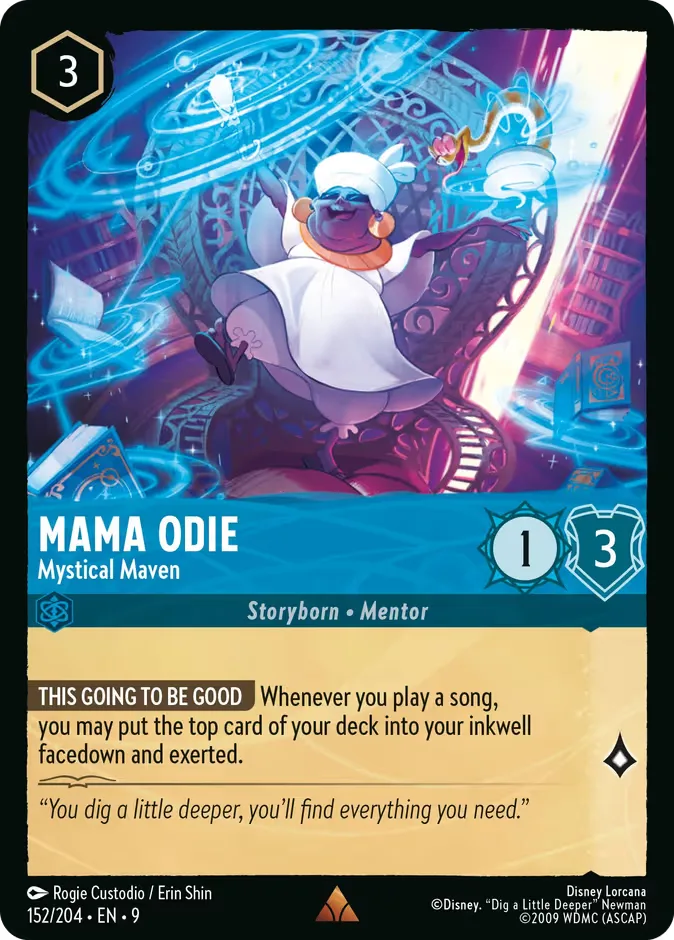 Mama Odie #152 Fabled Disney Lorcana card