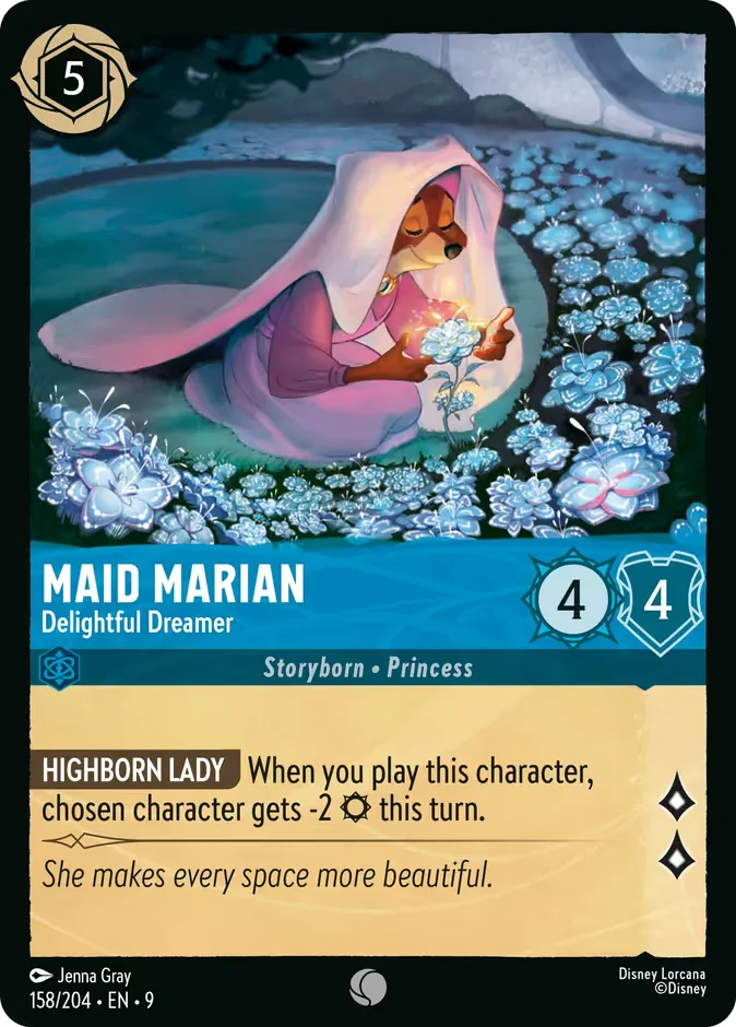 Maid Marian #158 Fabled Disney Lorcana card