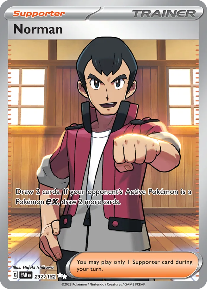 Norman #237 Paradox Rift Pokemon card