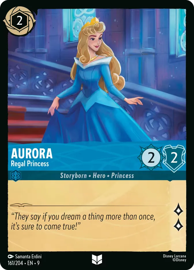 Aurora #161 Fabled Disney Lorcana card