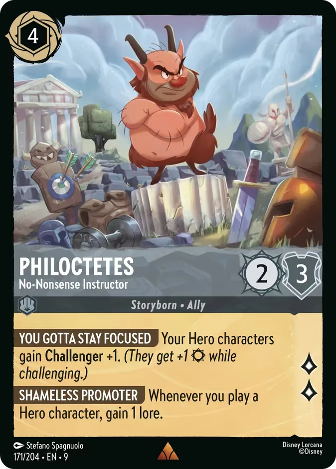 Philoctetes #171 Fabled Disney Lorcana card